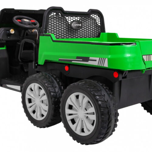 14816 Farmer Truck dla 2 dzieci biały + Napęd 4x4 + Pilot + Kiper + Audio LED