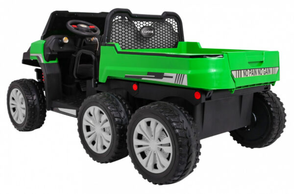 14816 Farmer Truck dla 2 dzieci biały + Napęd 4x4 + Pilot + Kiper + Audio LED