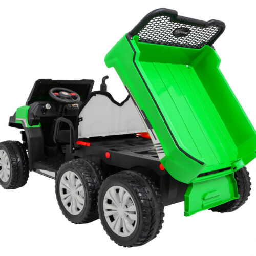 14817 Farmer Truck dla 2 dzieci biały + Napęd 4x4 + Pilot + Kiper + Audio LED