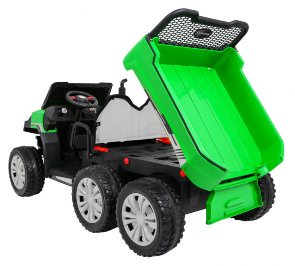 14817 Farmer Truck dla 2 dzieci biały + Napęd 4x4 + Pilot + Kiper + Audio LED