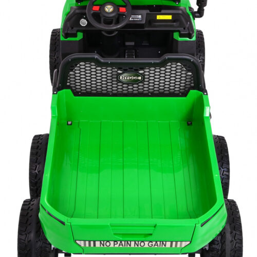 14819 Farmer Truck dla 2 dzieci biały + Napęd 4x4 + Pilot + Kiper + Audio LED