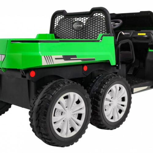 14820 Farmer Truck dla 2 dzieci biały + Napęd 4x4 + Pilot + Kiper + Audio LED