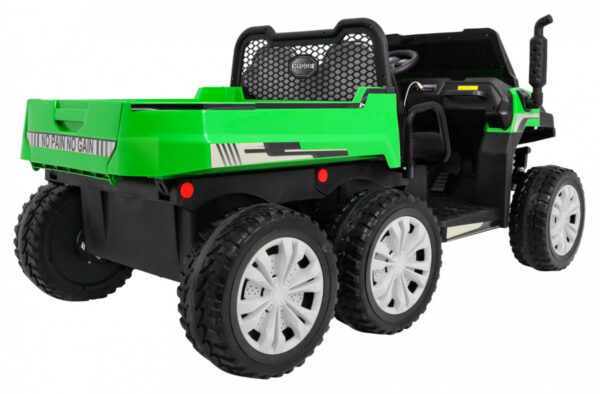14820 Farmer Truck dla 2 dzieci biały + Napęd 4x4 + Pilot + Kiper + Audio LED