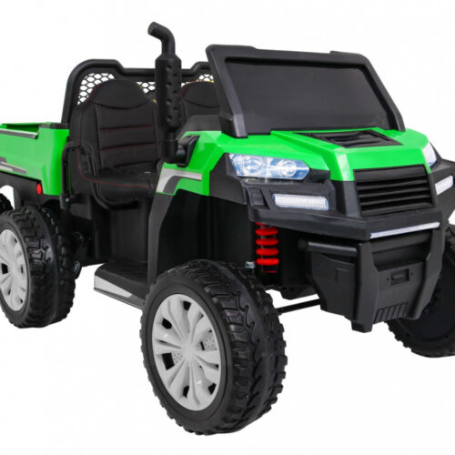 14821 Farmer Truck dla 2 dzieci biały + Napęd 4x4 + Pilot + Kiper + Audio LED