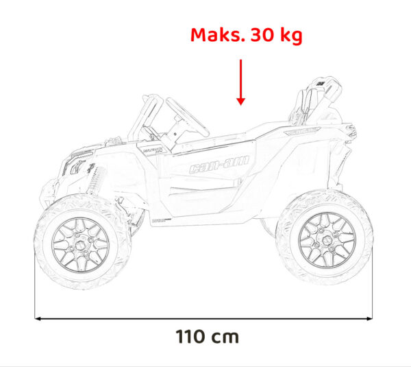 Maverick ATV CAN-AM  żółty