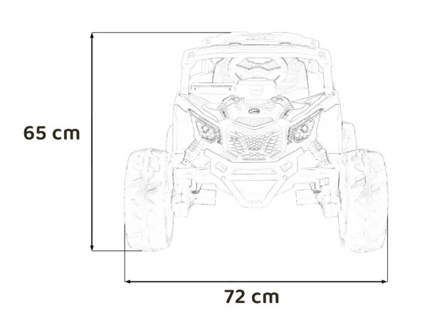 Maverick ATV CAN-AM  żółty