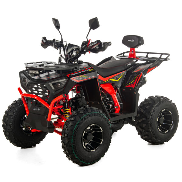 QUAD ASIX COMMANDER 125-07 ASIX COMMANDER 125 4T 8", 1+R / 3+R, E-START + ALU + HAK(3+R) + LISTWA LED