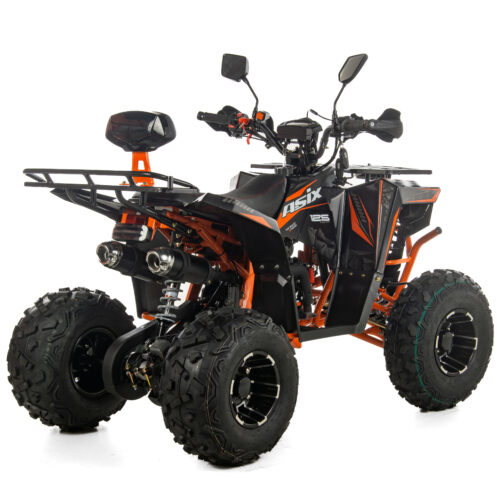 QUAD ASIX COMMANDER 125-10 ASIX COMMANDER 125 4T 8", 1+R / 3+R, E-START + ALU + HAK(3+R) + LISTWA LED