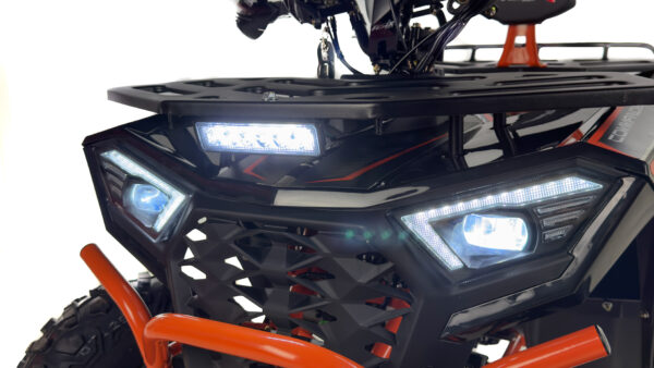 QUAD ASIX COMMANDER 125-36 ASIX COMMANDER 125 4T 8", 1+R / 3+R, E-START + ALU + HAK(3+R) + LISTWA LED