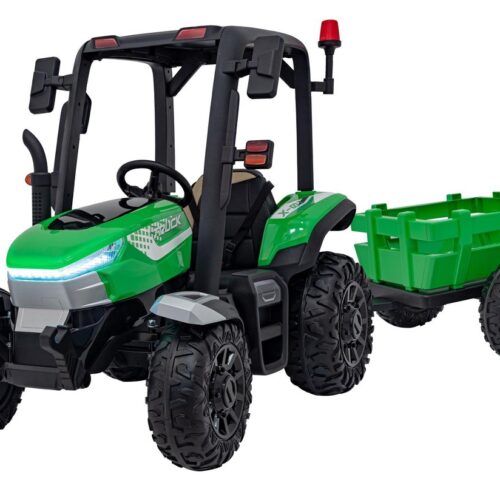 Traktor MOCNY z przyczepką