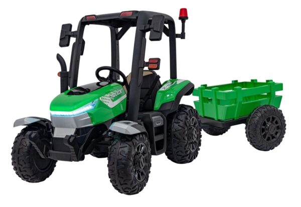 Traktor MOCNY z przyczepką