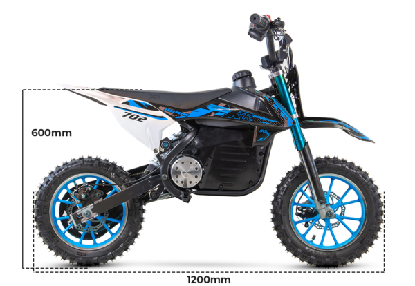 XTR e-702 S 800W 10/10", AUTO, 36V