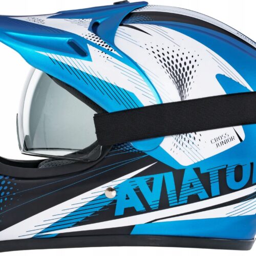 Kask crossowy / enduro z goglami | Dzieci, młodzież i dorośli | Homologacja ECE R22-05
