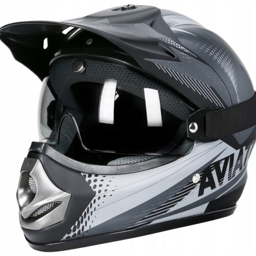 kask szary
