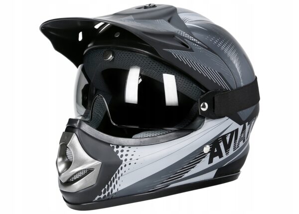 kask szary