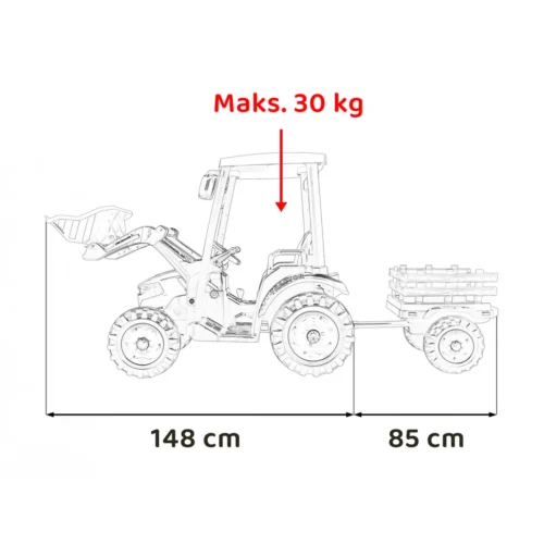 KOPARKA TRAKTOR z łyżką