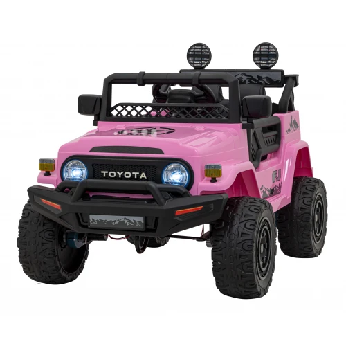 Toyota FJ Cruiser dla dzieci Beżowy + Pilot + Napęd 4x4 + Audio LED + EVA + Wolny Start